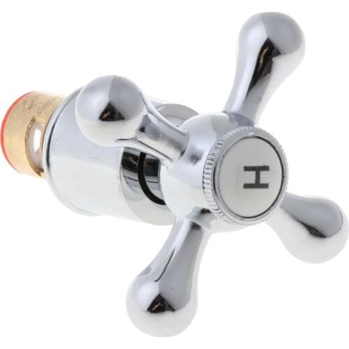 1Set Copper Cross Handle Bath Sink Faucet Handle for Kitchen Bathroom Accessory H58C