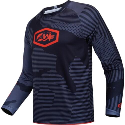 Wholesale Enduro Short Cycling T-shirt Mountain Bike Jersey Sleeve Racing Clothes Downhill MTB Offroad Motocross Jersey swicking