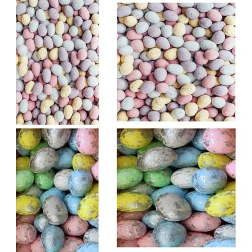Easter Theme Photography Painted Egg Backdrop Cloth Studio Photo Background Prop