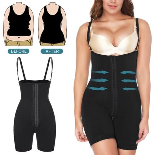 Full Body Shaper Bodysuit Shapewear Waist Trainer Women Abdomen Shapers Tummy Control Slimming Sheath Seamless Fajas Slim Corset