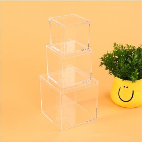 Transparent Ant Activity Area Acrylic Ant Farm Feeding Box 6x6x6 cm