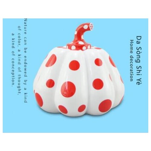 Kusama Yasheng pumpkin ornaments wave point art porch living room decoration wine cabinet kitchen window office tea table furnis