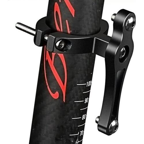 Bicycle Water Bottle Holder Adapter Cycling Handlebar Water Bottle Cup Holder Aluminum Alloy MTB Bike Bottle Cage Bracket Clip