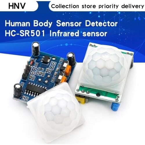 AM312 HC-SR501 HC-SR505 MH-SR602 Adjust IR Pyroelectric Infrared Mini PIR Human Sensor Detector Module Bracket for Arduino