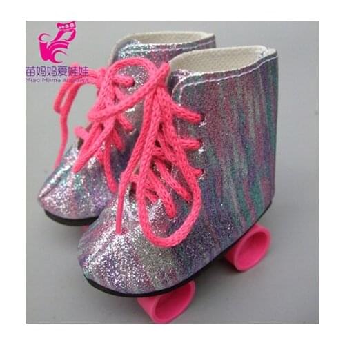 18 inch girls doll Snow Boots Shoes fashion skating shoes for baby doll baby play toys shoes