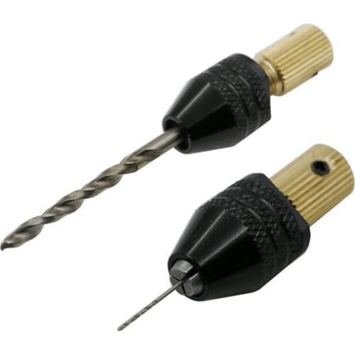 5MM Brass Center Shaft Mini Drill Chuck Durable Clamp 18*14.5mm