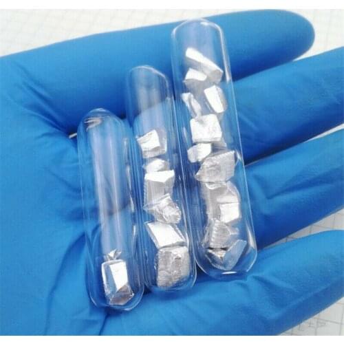 99,995% Indium Metal Crystal in Ampoule