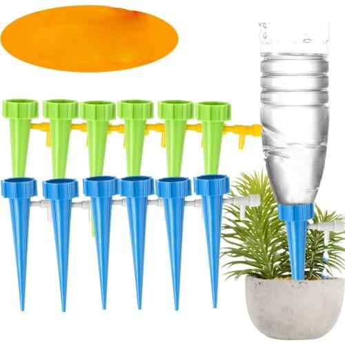 Automatic Drip Irrigation System Self Watering Spike for Plants Flower Greenhouse Garden Adjustable Auto Water Dripper Device