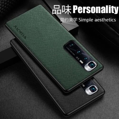 Case for Xiaomi Mi 10 Ultra Case TPU Around The Edge Protection Perfect High Quality PU Leather + Silicone Case Fitted Case