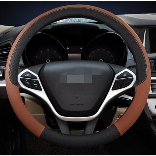 Sport Auto Steering Wheel Cover free shipping seat cover 207,C5,W203,A5,3008 Wheel Covers Auto Accessories