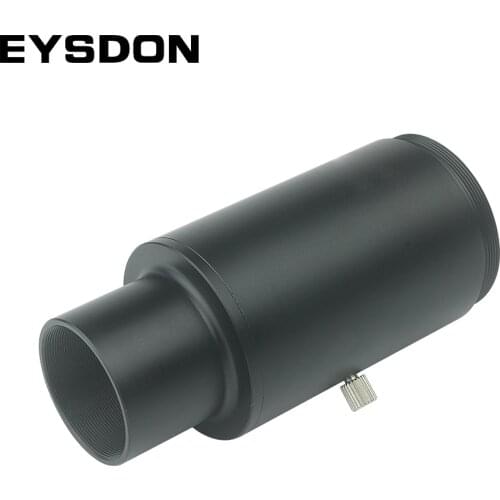EYSDON 1.25" To M42 T2 Adapter Telescope Extension Tube CA1 Sleeve Extended Cylinder Fully Metal T-Mount