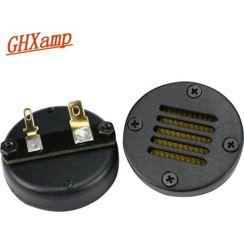 GHXAMP 40mm AMT Tweeter Portable Speaker Unit 8Ohm 15-30W Neodymium Electromagnetic Diaphragm Treble Loudspeaker 2pcs