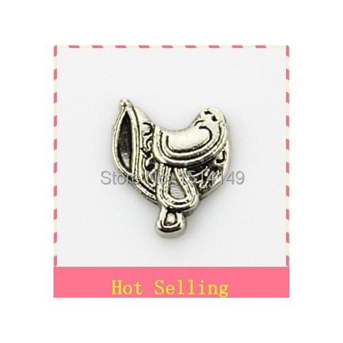 Hot selling saddle floating charms living glass floating memory charms