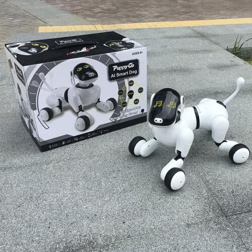 HeLICMax intelligent Robot Dog AI Electronic Pet Mobile APP manipulation Bluetooth Connect Speaker Multi-function Birthday Gift