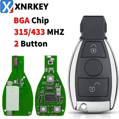 2 Button Smart Remote Key 315mhz fob for Mercedes Benz after 2000+ NEC&BGA replace NEC Chip with logo
