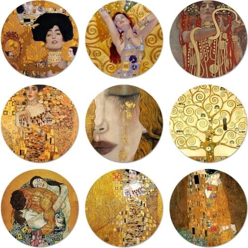 Gustav Klim Golden Tears Kitchen Home Decor Refrigerator Magnetic Stickers bottle Beer Opener