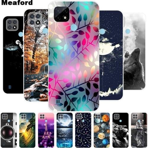 Soft Silicone Case For OPPO Realme C21 Case Soft TPU Fundas Phone Case For OPPO Realme C21 Case Realme C21 C 21 Back Cover Shell