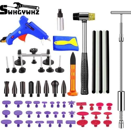 Car Dent Repair Tool Set Dent Repair for Body Dent Repair With T-Bar Puller and Suction Cup Kit