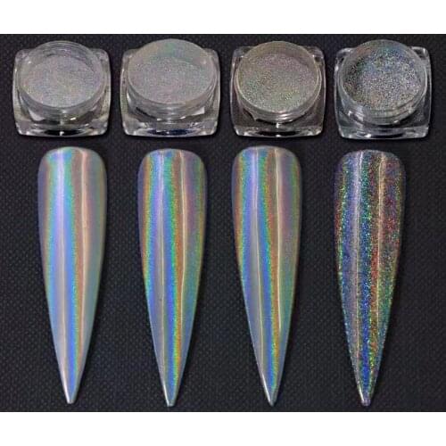 Wholesale Silver Glitter Powder Flakes Dust Color Shift Glitter, Holographic Glitter