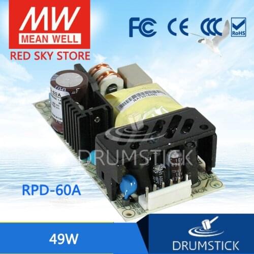Ship from RU) 2Pack MEAN WELL RPD-60A meanwell RPD-60 49W Dual Output Medical Type Switching Power Supply