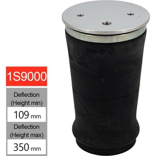 Air ride Springs suspension 1S9000 W21-760-9000 Air Single Port Truck Rubber shock absorption bag