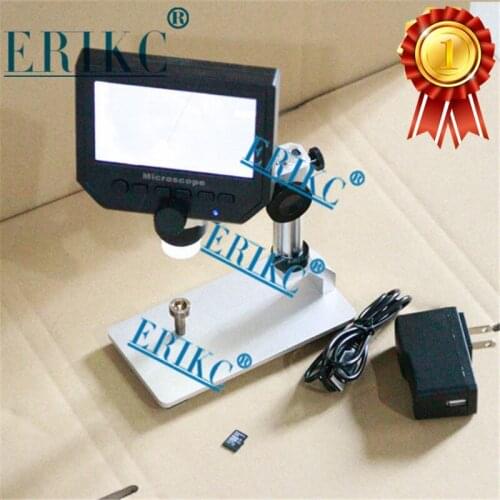 ERIKC Portable Stand Alone Lcd Digital Microscope with Camera Screen Microscope Cyclic Record Automatic Shutdown E1024032
