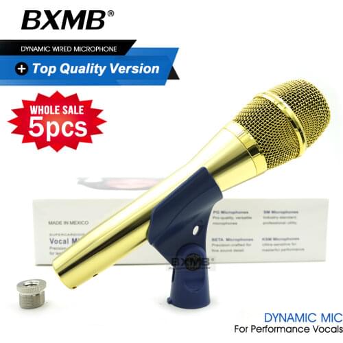 5pcs/lot Top Quality KSM Professional Live Vocals KSM9G Dynamic Wired Microphone Karaoke Super-Cardioid Podcast Microfono Mic