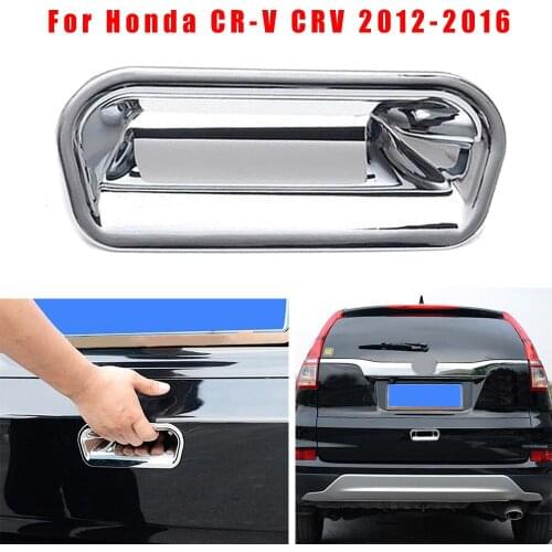 Silver Door Handle trim For Honda CR-V CRV 2012-16 1pc ABS Bowl Cover Door Handle Rear Trim