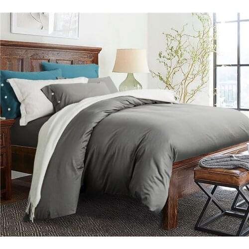 Silver Purple Egyptian Cotton Bedding Set Queen King Double size Bed set Bedroom Duvet/Quilt cover Bed sheet set soft Bedlinens