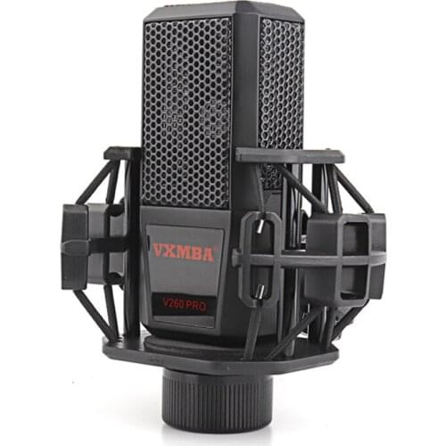 V260 Studio Unidirectional Condenser Microphone Karaoke Recording Microphone MK025F