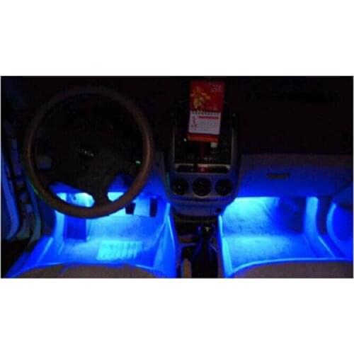 Led Automotive interior ambient lighting car atmosphere lights foot interior decorative lights colorful lights