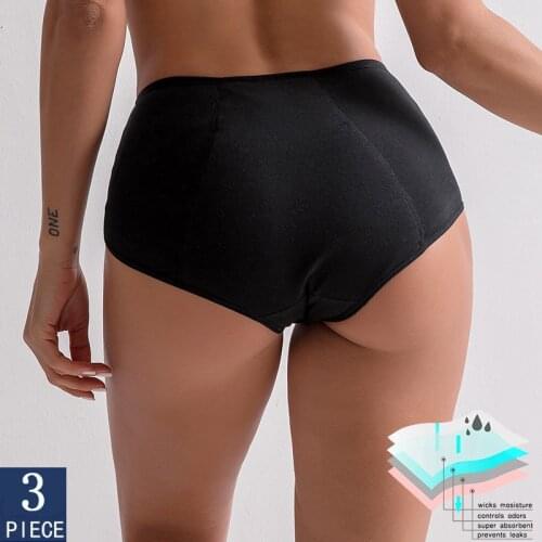 4-Layers Leakproof Menstrual Panties Sexy Lace Underwear Women Physiological Period Pants Briefs Lingerie Physiological Pants