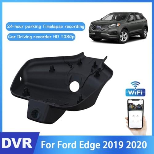 Car Driving Video Recorder DVR Mini Control APP Wifi Camera For Ford Edge 2019 2020 Full HD 1080P Registrator Hidden Dash Cam