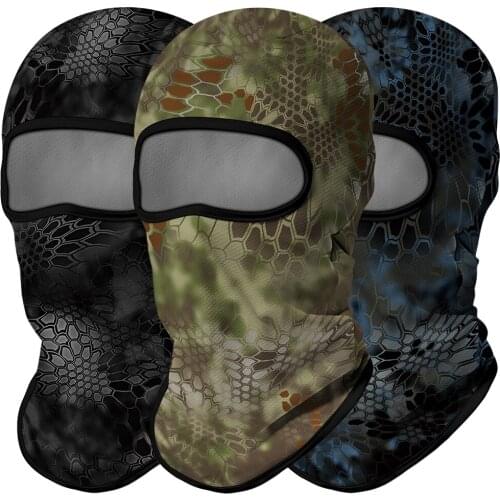 Military Camouflage Mask Balaclava Hunting Neck Gaiter Camo Multicam Scarf Buff Army Headband Bicycle Helmet Liner Cap Women Men