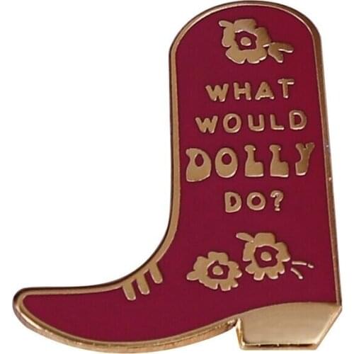 Dolly Parton Hard Enamel Lapel Pin Badge Pins