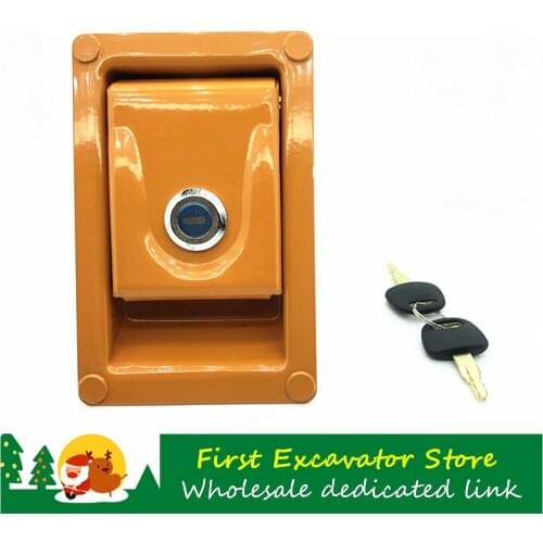 Excavator accessories For HITACHI ZX 60 70 120 200-5-6 210 330 high quality side door lock side cover side door lock with key