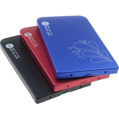2.5" USB 3.0 SATA HDD Case Brand New Metal Aluminium Box Hard Drive Disk SATA External USB3.0 2.5 inch Storage Enclosure