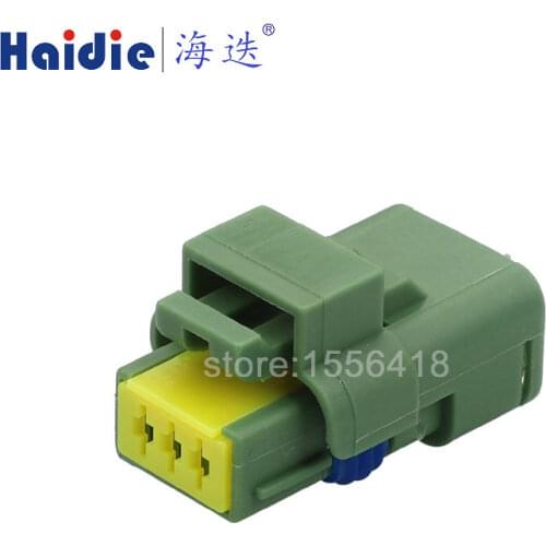 2sets 3pin FCI auto wiring cable plug 211 PC032S5049 waterproof connector 211PC032S5049