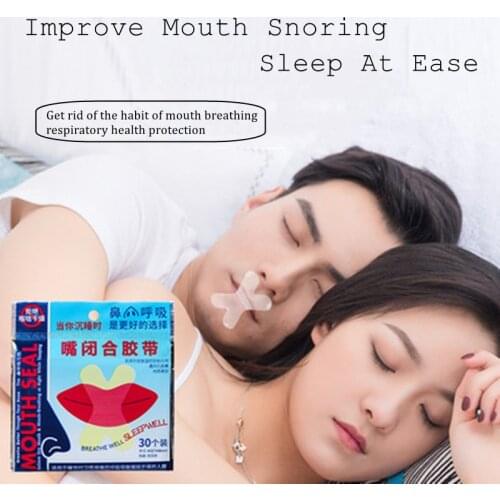 30/36pcs Night Anti Snoring Stickers Sleep Strips Tape for Better Nose Breathing Less Mouth Breathing Sleep Beauty Tools