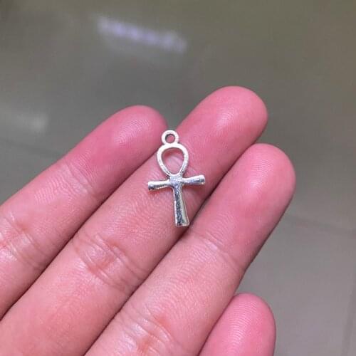 30pcs 13x20mm Crosses Connector Pendants Charms Jewelry Making DIY Mens WomenNecklace Bracelet Handmade Crafts Accessories