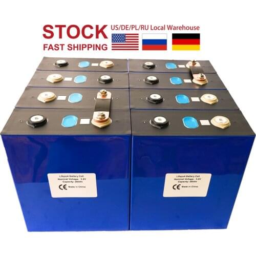 8PCS 3.2V280AH LIFEPO4 Battery 2021 Grade A NEW Cell Rechargeable Lithium Iron 24V300AH for RV SOLAR EV Marine EU US TAX FREE