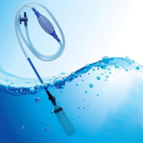 Aquarium Half Automatic Water Changer Siphon Pump Gravel Suction Cleaner Tool Clean Wash Sand Aquarium Accessories