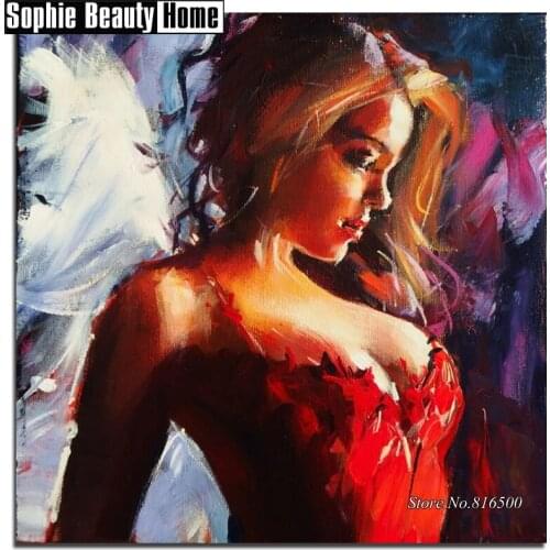 Needlework Diy 5D Diamond Painting Sexy Lady In Red Full Diamond Mosaic Pattern Diamond Embroidery Rhinestones Home Decor 187343