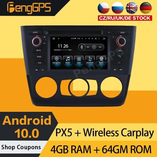 Android 10.0 Car Stereo For BMW 1 Series E81 E82 E88 2004-2012 Radio Multimedia Touchscreen GPS Navigation Headunit Carplay WIFI