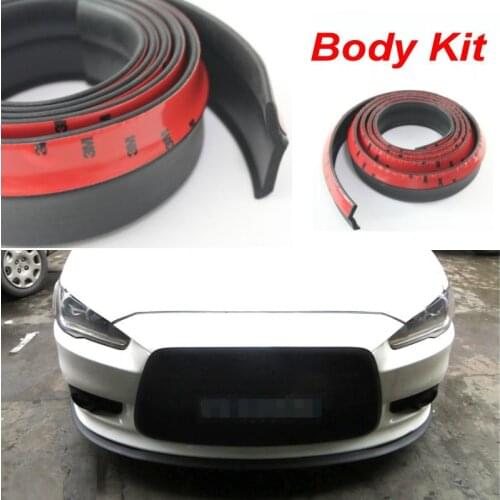 Car Bumper Lip For Mitsubishi Dingo / Dion / Spoiler For Car Tuning / Body Kit Strip / Front Tapes Body Chassis Side Protection