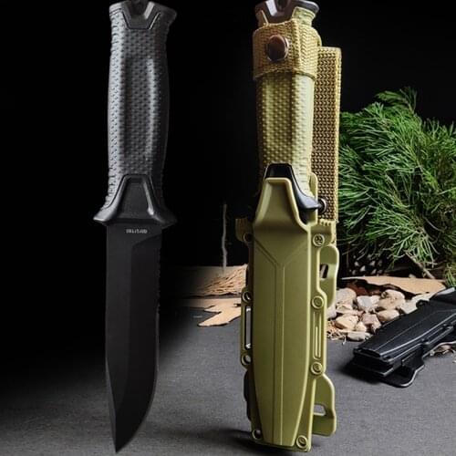 RMI Black & Green Fixed Knife Camping Hunting Military Knifes ABS Handle 12C27 Blade Tactical Knifes Survival EDC Tools 1500A/B