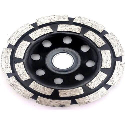 Double-Row Diamond-Impregnated Wheel Thicken Marble Beton Polished Piece Double Row Abrasive Wheel