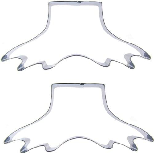 Giant tree head shape 2 piece cookie cutting molds, baking tools, cake decorating soft candy tools