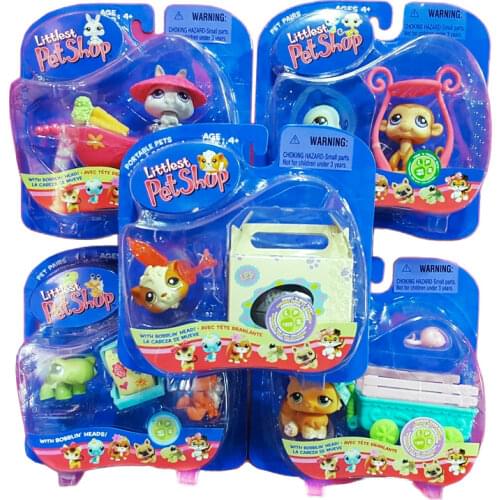 OUT OF PRINT Littlest Pet Shop Anime Dolls Cartoon Pet Shop Action Figures Animals Model Toys Ornaments Collectible Set Gift