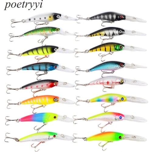 Minnow POETRYYI 16pcs/lot Fly Fishing Lure Set China Hard Bait Jia Lure Wobbler Carp 2 Models Fishing Tackle wholesale 30